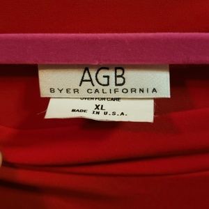 Byer California Tops - Red Dress Top Byer California Tops - Red Dress Top
